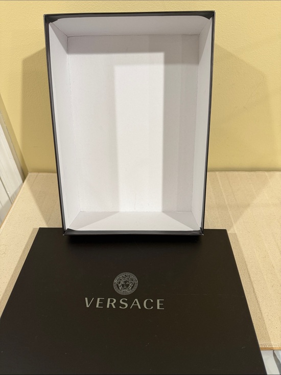 Versace Handbags - Versace Black and White Gift Box with Silver Logo Accent 12” x 8.5”
